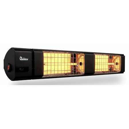 DR INFRARED HEATER Black 3000-Watt, 240-Volt Indoor/Outdoor Electric Carbon Infrared Patio Heater with Remote Control DR-239